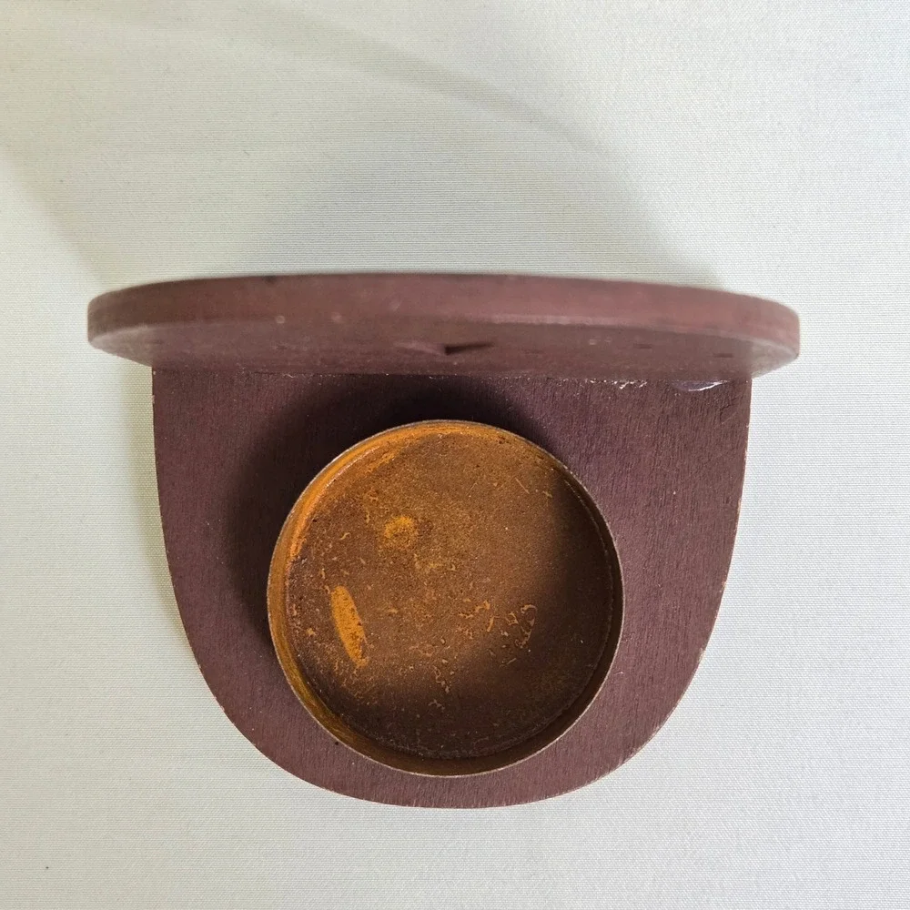 Hearthside Collection Wooden Tealight Candle Holder, My Heart Belongs To Grandma